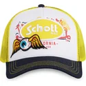 cap-curbata-yellow-snapback-de-von-dutch