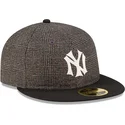 epci-plata-negru-fitted-59fifty-day-retro-crown-de-new-york-yankees-mlb-de-new-era