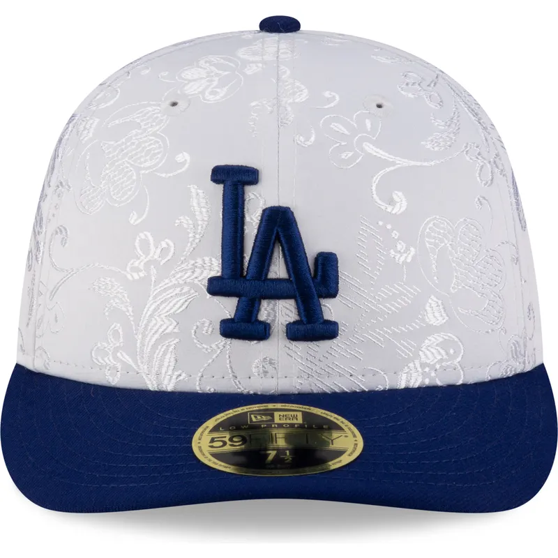 vit-och-bla-platt-keps-justerad-59fifty-day-low-profile-fran-los-angeles-dodgers-mlb-av-new-era