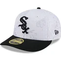 chicago-white-sox-mlb-new-era-vit-och-svart-justerbar-59fifty-day-low-profile-keps