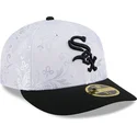 epci-plata-negru-fitted-59fifty-day-low-profile-de-chicago-white-sox-mlb-de-new-era