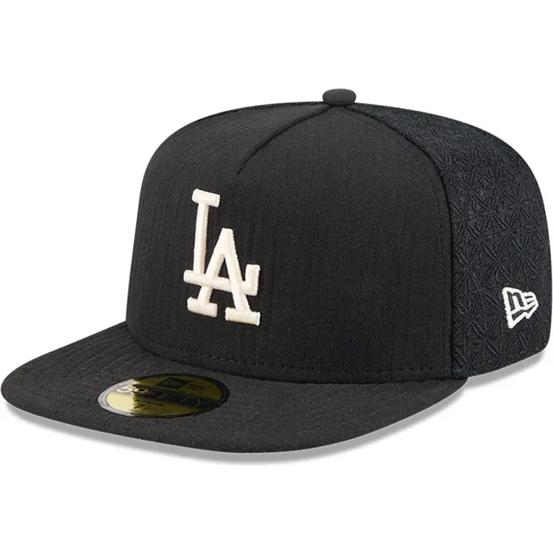 schwarze-59fifty-day-a-frame-fitted-cap-der-los-angeles-dodgers-mlb-von-new-era