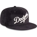 czarna-dopasowana-czapka-z-plaskim-daszkiem-59fifty-day-los-angeles-dodgers-mlb-new-era