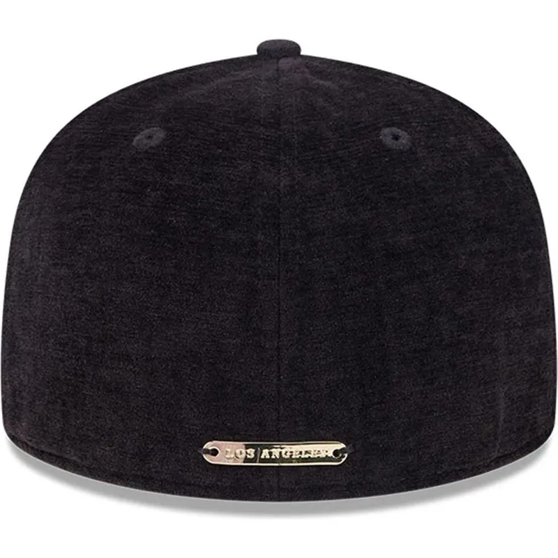 cappello-piatto-nero-aderente-59fifty-day-dei-los-angeles-dodgers-mlb-di-new-era