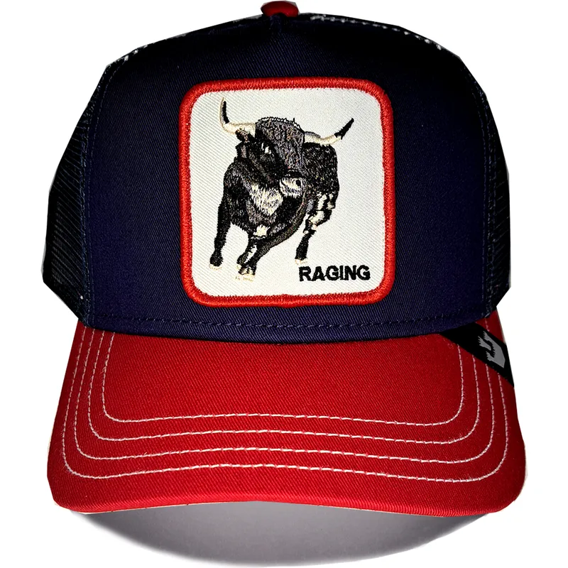 marineblaue-und-rote-trucker-kappe-stier-raging-bull-fab-farm-von-goorin-bros