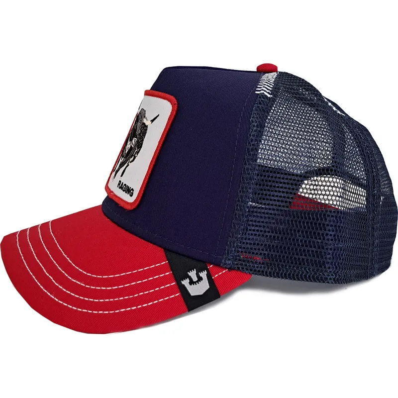 marineblaue-und-rote-trucker-kappe-stier-raging-bull-fab-farm-von-goorin-bros