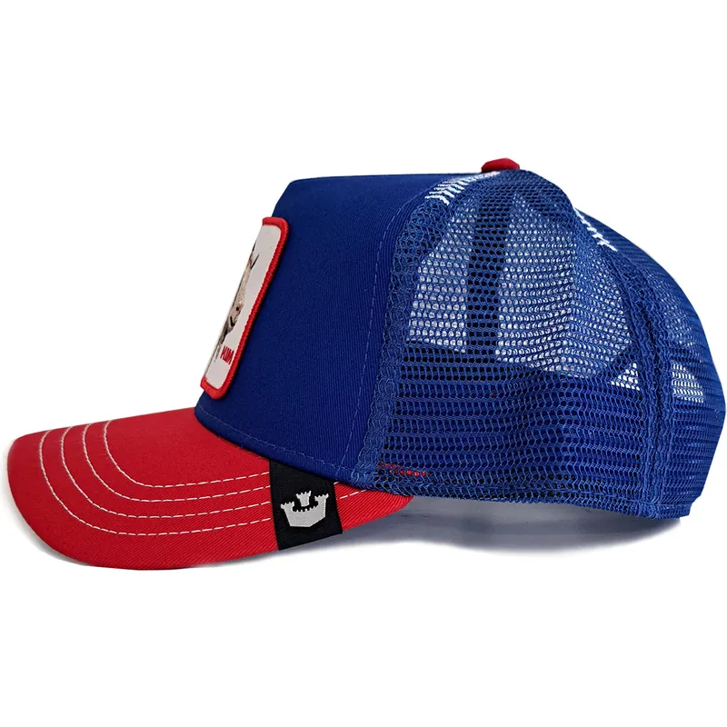 goorin-bros-him-goat-fab-farm-blaue-und-rote-trucker-kappe-mit-ziege