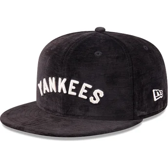 New Era New York Yankees MLB 59FIFTY Day svart justerbar flat keps