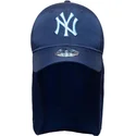 casquette-courbee-bleue-snapback-pour-enfant-avec-logo-bleu-9forty-sun-shield-new-york-yankees-mlb-new-era