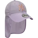 casquette-courbee-violette-snapback-pour-enfant-9forty-sun-shield-new-york-yankees-mlb-new-era