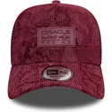 casquette-trucker-grenat-a-frame-cord-red-bull-racing-formula-1-new-era