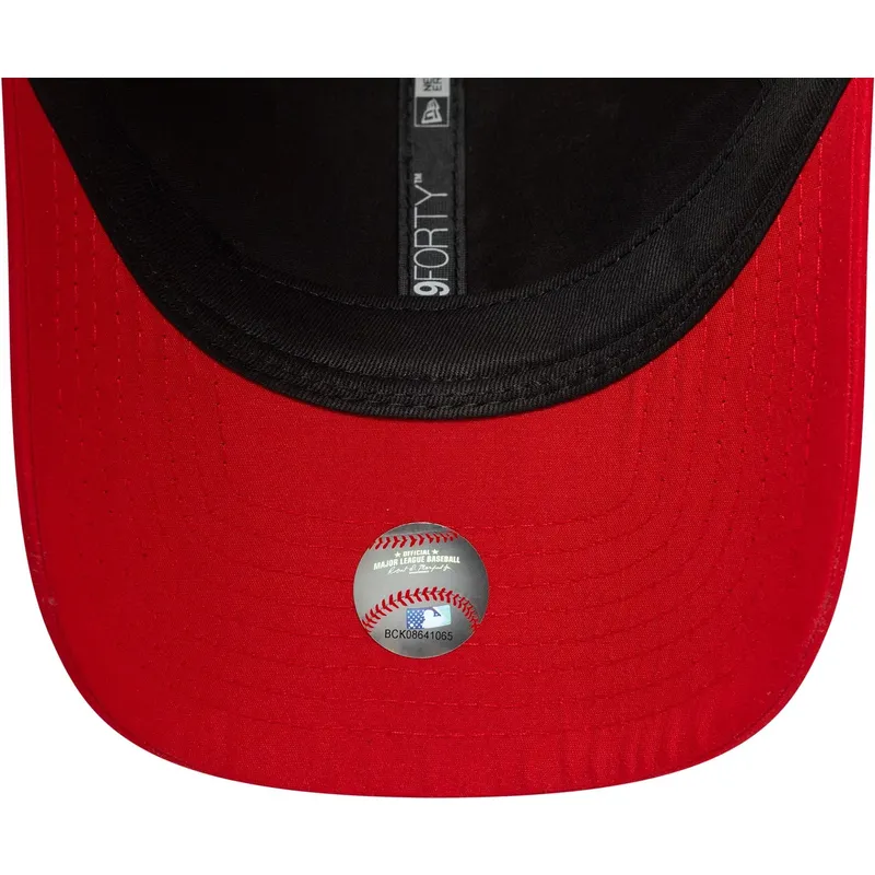 casquette-trucker-rouge-ajustable-9forty-flawless-new-york-yankees-mlb-new-era