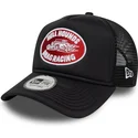 casquette-trucker-noire-a-frame-graphic-patch-new-era