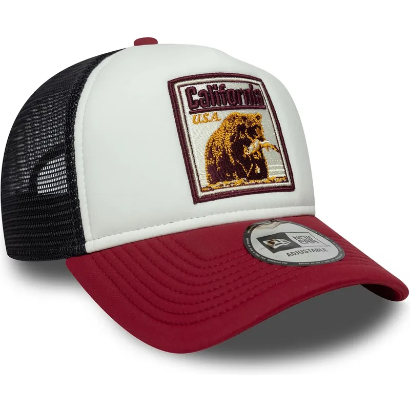 mehrfarbige-trucker-kappe-a-frame-graphic-patch-california-staaten-und-lander-von-new-era
