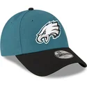 zielono-czarna-zakrzywiona-czapka-dziecieca-9forty-the-league-philadelphia-eagles-nfl-new-era
