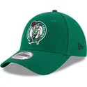 grune-gebogene-verstellbare-kindercap-9forty-the-league-der-boston-celtics-nba-von-new-era