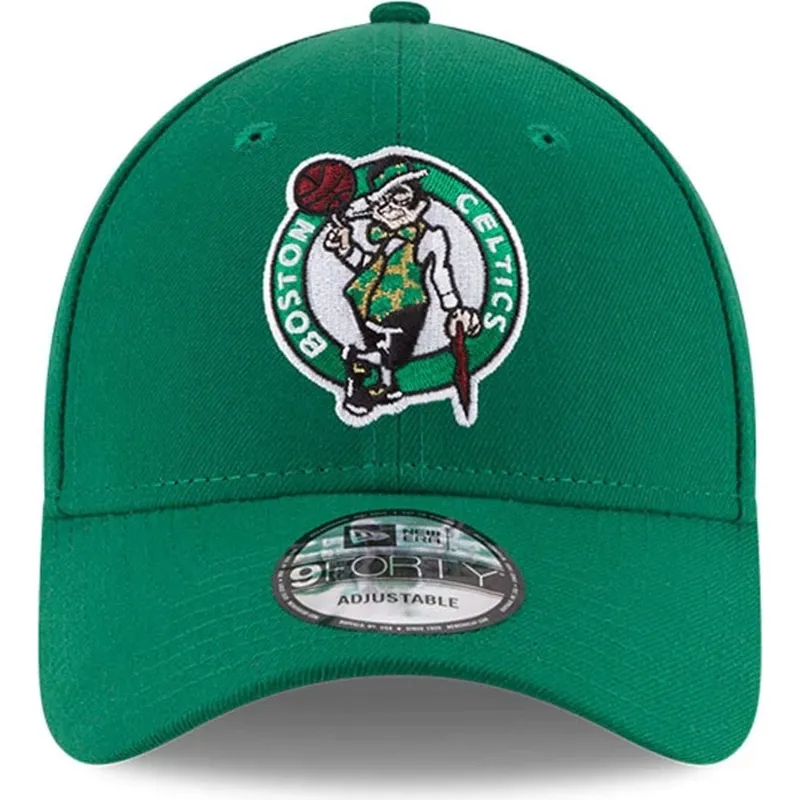 cappellino-curva-verde-regolabile-per-bambino-9forty-the-league-dei-boston-celtics-nba-di-new-era