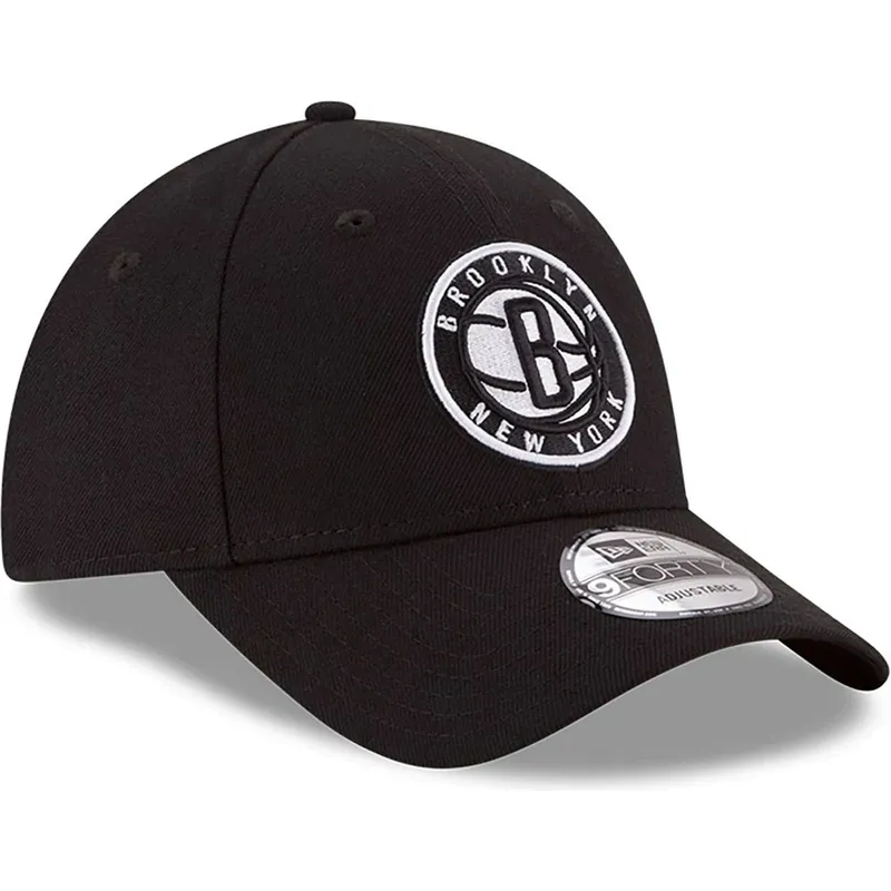 cappellino-curvo-nero-regolabile-per-bambino-9forty-the-league-di-brooklyn-nets-nba-di-new-era