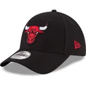 cappellino-curvo-nero-regolabile-per-bambino-9forty-the-league-di-chicago-bulls-nba-di-new-era
