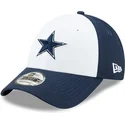 casquette-courbee-blanche-et-bleue-marine-ajustable-pour-enfant-9forty-the-league-dallas-cowboys-nfl-new-era