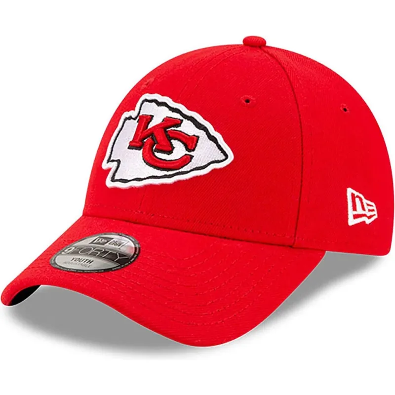 cappellino-curvo-rosso-regolabile-per-bambino-9forty-the-league-dei-kansas-city-chiefs-nfl-di-new-era