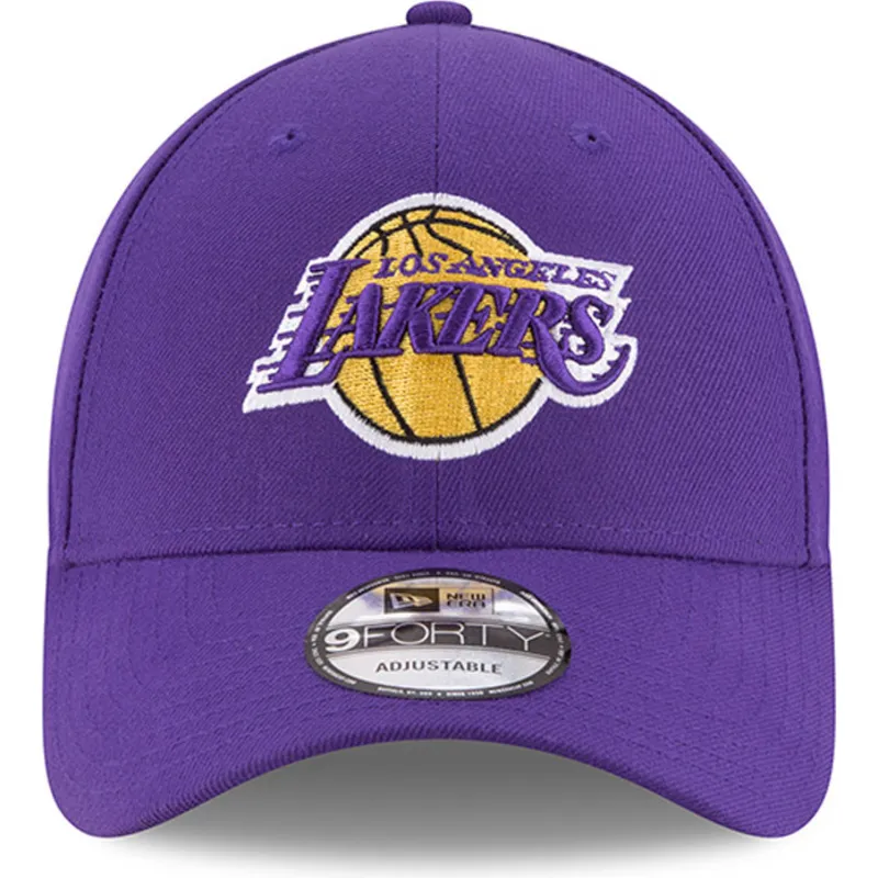 verstellbare-violette-kinderkappe-9forty-the-league-der-los-angeles-lakers-nba-von-new-era