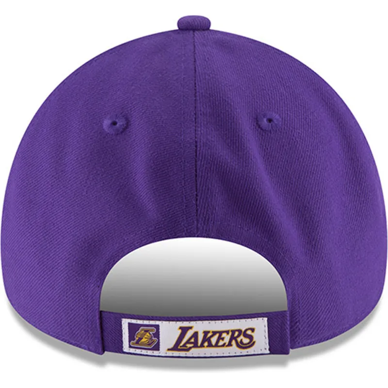 verstellbare-violette-kinderkappe-9forty-the-league-der-los-angeles-lakers-nba-von-new-era
