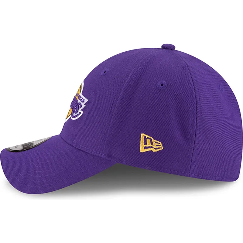 verstellbare-violette-kinderkappe-9forty-the-league-der-los-angeles-lakers-nba-von-new-era