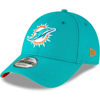 Casquette courbée bleue ajustable pour enfant 9FORTY The League Miami Dolphins NFL New Era