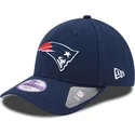 casquette-courbee-bleue-marine-ajustable-pour-enfant-9forty-the-league-new-england-patriots-nfl-new-era