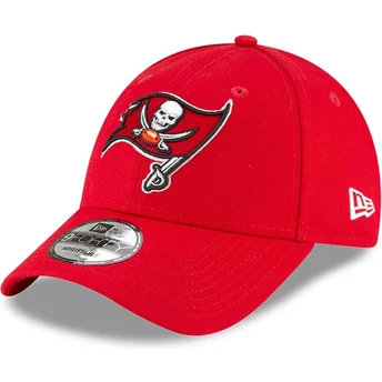 Cappellino curvo rosso regolabile per bambino 9FORTY The League dei Tampa Bay Buccaneers NFL di New Era