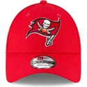rote-verstellbare-kinder-cap-9forty-the-league-der-tampa-bay-buccaneers-nfl-von-new-era