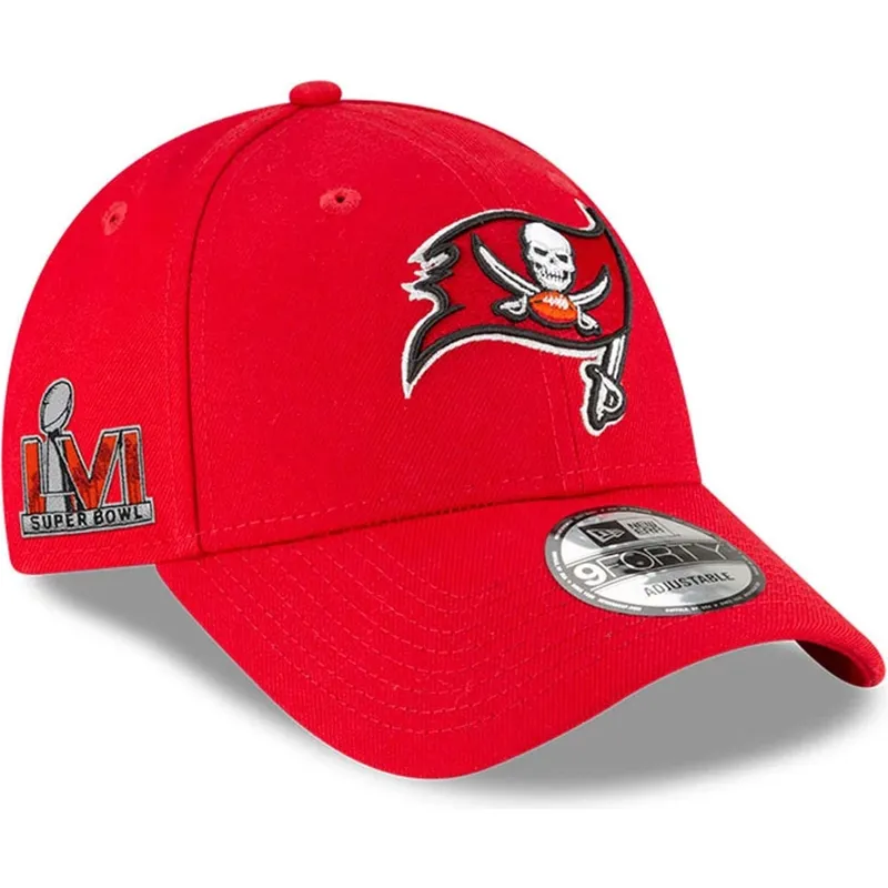 rote-verstellbare-kinder-cap-9forty-the-league-der-tampa-bay-buccaneers-nfl-von-new-era