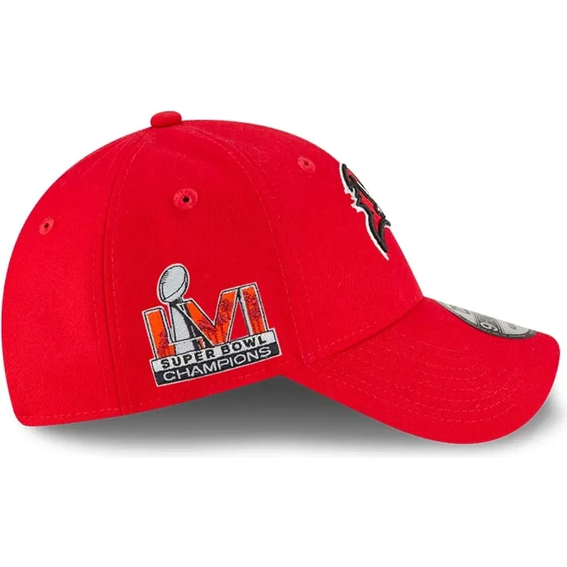 rote-verstellbare-kinder-cap-9forty-the-league-der-tampa-bay-buccaneers-nfl-von-new-era