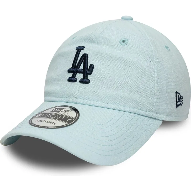 epci-curbata-albastru-reglabila-9twenty-linen-de-los-angeles-dodgers-mlb-de-new-era