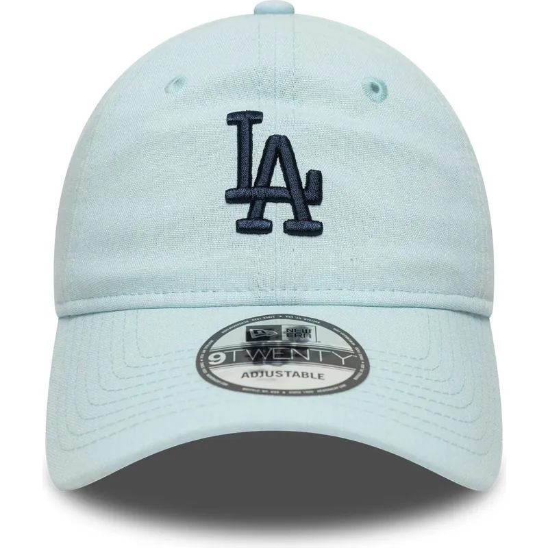 epci-curbata-albastru-reglabila-9twenty-linen-de-los-angeles-dodgers-mlb-de-new-era