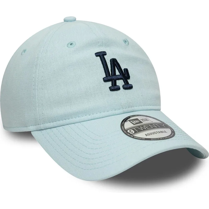epci-curbata-albastru-reglabila-9twenty-linen-de-los-angeles-dodgers-mlb-de-new-era