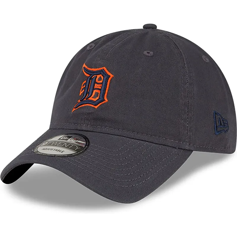 berretto-curvo-grigio-regolabile-9twenty-core-classic-dei-detroit-tigers-mlb-di-new-era
