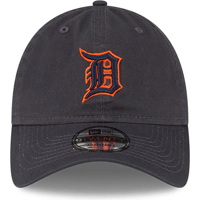 berretto-curvo-grigio-regolabile-9twenty-core-classic-dei-detroit-tigers-mlb-di-new-era
