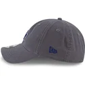 casquette-courbee-grise-ajustable-avec-logo-bleu-9twenty-core-classic-los-angeles-dodgers-mlb-new-era