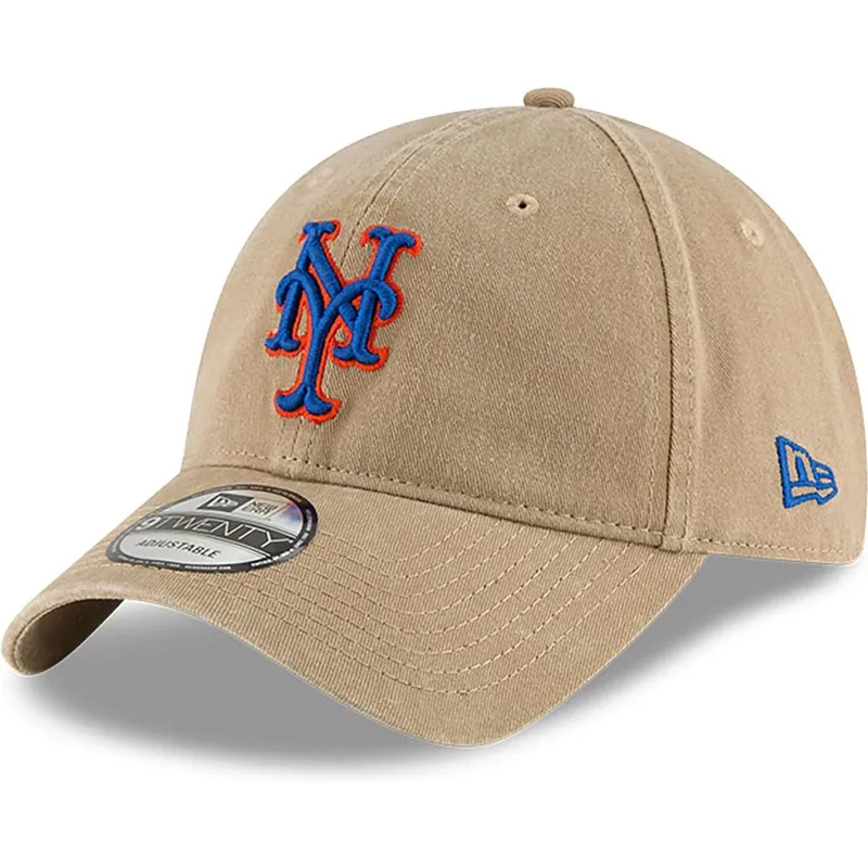 bojd-beige-justerbar-keps-9twenty-core-classic-new-york-mets-mlb-fran-new-era