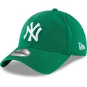 new-era-curved-brim-9twenty-core-classic-new-york-yankees-mlb-green-adjustable-cap