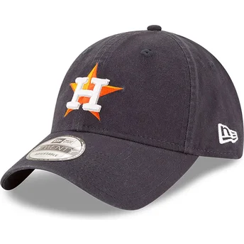 Justerbar marinblå 9TWENTY Core Classic keps med böjd skärm från Houston Astros MLB av New Era