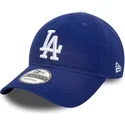 blaue-verstellbare-gebogene-kappe-9twenty-core-classic-der-los-angeles-dodgers-mlb-von-new-era