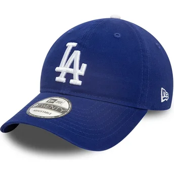 Blaue verstellbare gebogene Kappe 9TWENTY Core Classic der Los Angeles Dodgers MLB von New Era