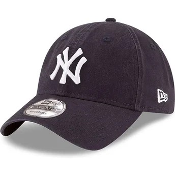 Casquette courbée bleue marine ajustable 9TWENTY Core Classic New York Yankees MLB New Era