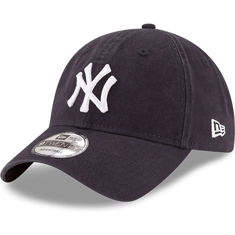 berretto-curvo-blu-navy-regolabile-9twenty-core-classic-dei-new-york-yankees-mlb-di-new-era