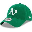 zielona-regulowana-czapka-z-zakrzywionym-daszkiem-9twenty-core-classic-oakland-athletics-mlb-od-new-era