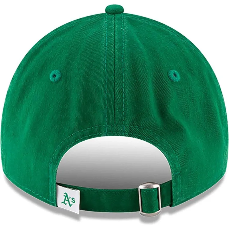 grune-verstellbare-9twenty-core-classic-kappe-der-oakland-athletics-mlb-von-new-era