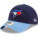 granatowa-zakrzywiona-czapka-z-regulacja-9twenty-core-classic-toronto-blue-jays-mlb-new-era